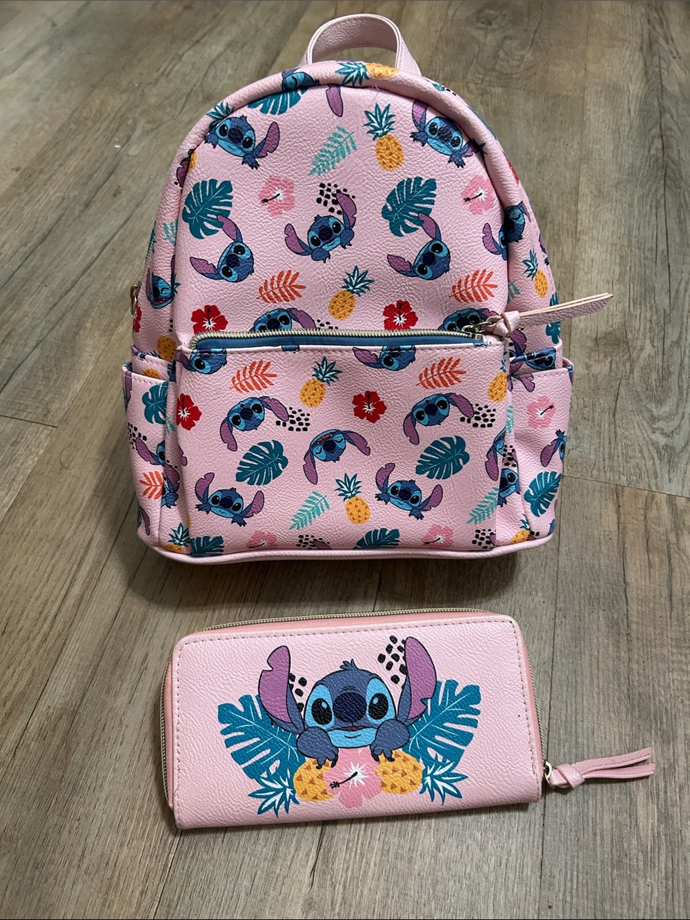 Stitch  Backpack and Wallet Set with